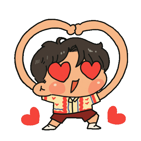 Heart Love Sticker by AJ
