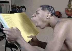 Shocked Book GIF