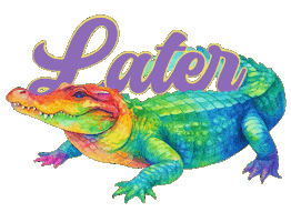 See Ya Goodbye Sticker by Bespattered Facade