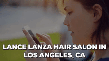 HairbyLanceLanza hair salon in los angeles GIF
