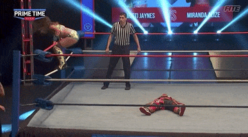 Prime Time Flip GIF by United Wrestling Network