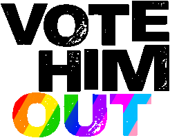 Vote Him Out Sticker