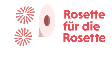 Rosette Klopapier Sticker by KSJ Bundesamt