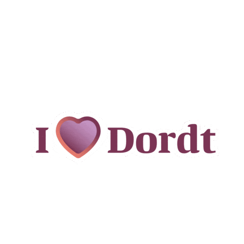 Dordt Love Sticker by inDordrecht