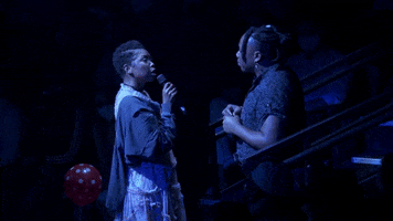 Microphone GIF by Fat Ham Broadway