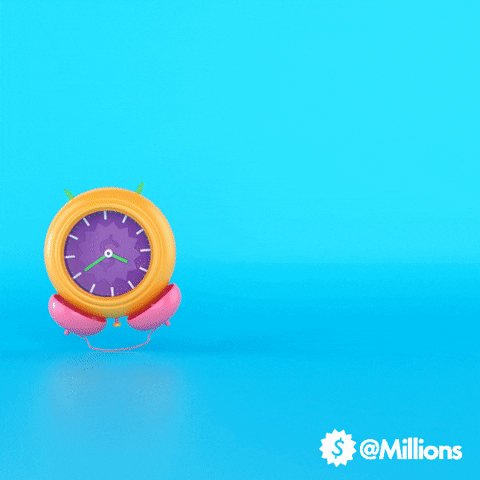 Alarm Clock Time GIF by Millions