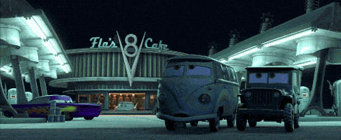 Bored Route 66 GIF by Disney Pixar