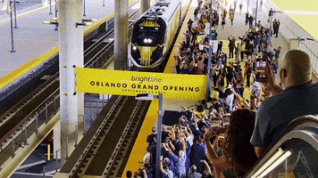Arriving High Speed Train GIF by City of Orlando