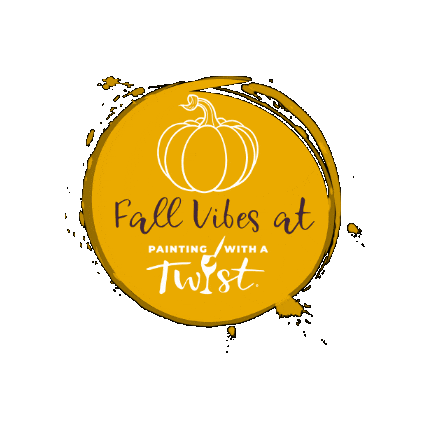 Art Studio Fall Vibes Sticker by Painting with a Twist