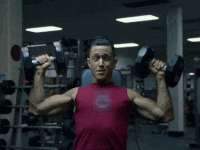 Working out joseph gordon levitt gif - find & share on giphy