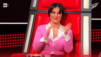 Television Applause GIF by The Voice of Italy