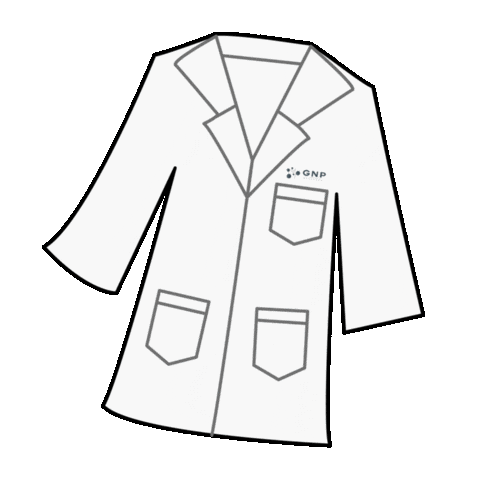 Lab Coat Clinical Trial Sticker by GNP Research