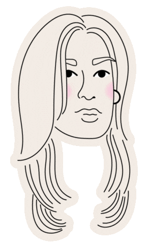 Blush Host Sticker by emiliebleuciel