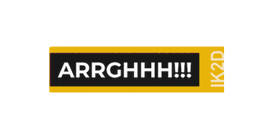 Angry Bunt Sticker by Inked2design