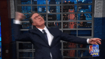 Stephen Colbert Run GIF by The Late Show With Stephen Colbert
