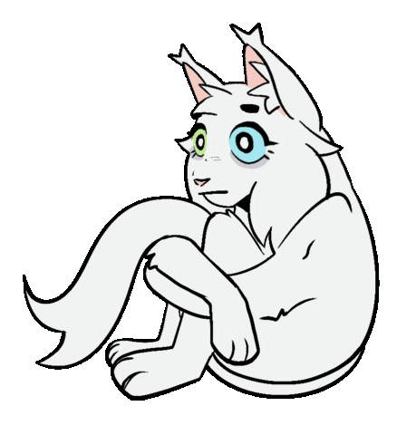 Scared Warrior Cats Sticker