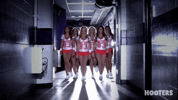 walk out hooters girls GIF by Hooters
