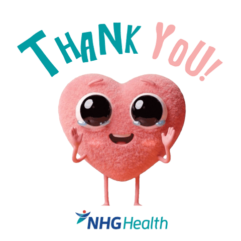 Thanks Thank You Sticker by NHG Health