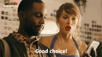 I Agree Taylor Swift GIF by Capital One