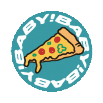 Baby Pizza Sticker by ねぐせ。(Neguse.)