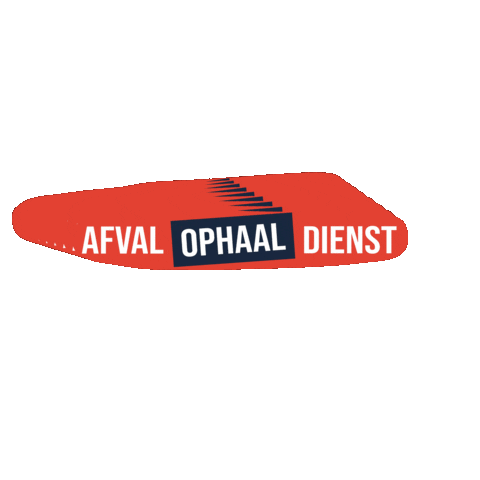 Recycling Sticker by Afval Ophaal Dienst