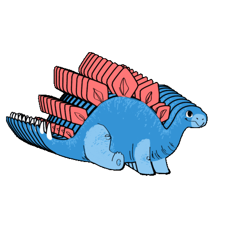 Jurassic Park Dinosaur Sticker by BABAUBA