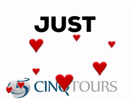 Cinqtours heart travel couple married GIF
