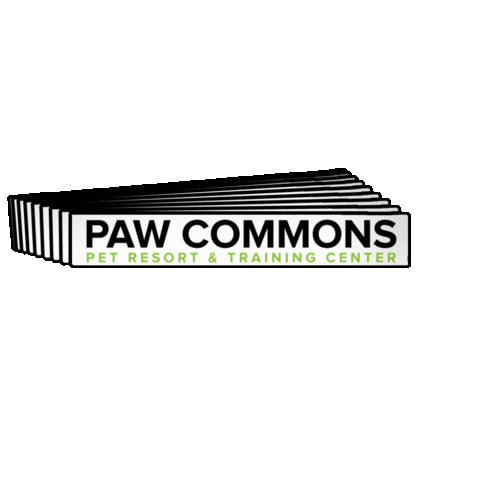 Paw Commons Pet Resort Sticker