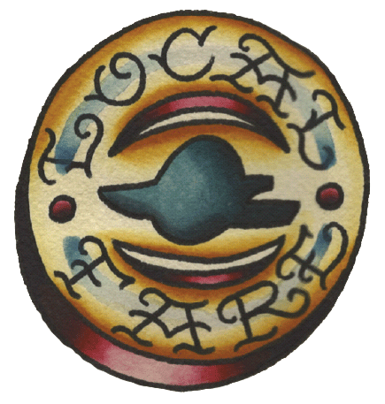 Old School Tattoo Sticker by AC Transit