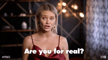 excuse me wtf GIF by Married At First Sight Australia