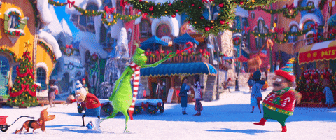 Christmas Wreath GIF by The Grinch - Find & Share on GIPHY