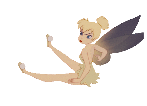 Angry Tinker Bell Sticker by Disney Europe for iOS & Android | GIPHY