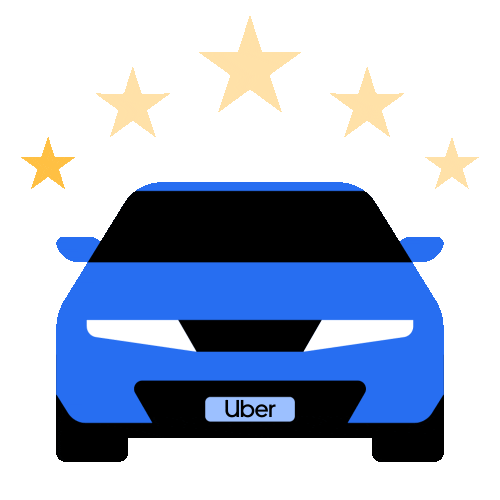 Car Stars Sticker by UBER MEXICO