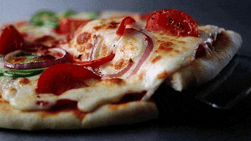 delicious pizza GIF