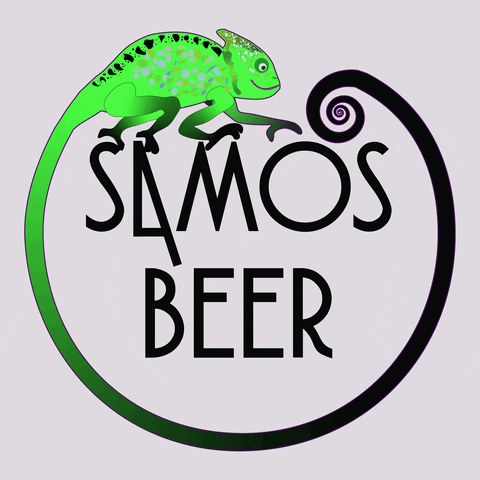 SamosBeer logo beer brewery chameleon GIF