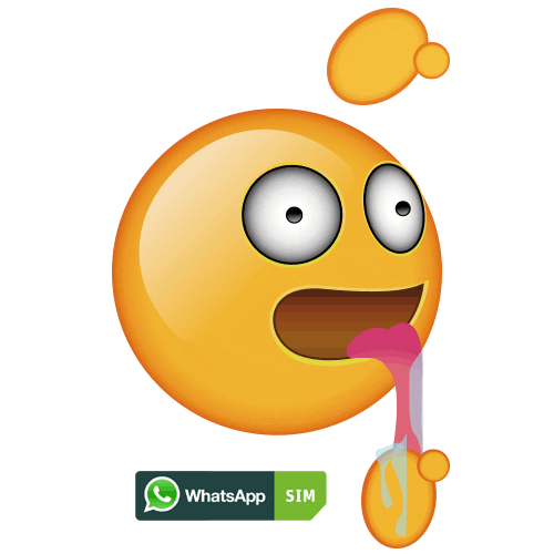 Emoji Lick Sticker by WhatsApp SIM for iOS & Android GIPHY