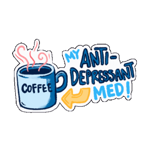 Coffee Work Sticker by balireefaquarium