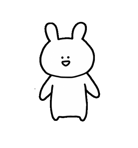 Happy Rabbit Sticker