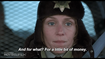 MacGhil fargo marge gunderson for a little bit of money GIF