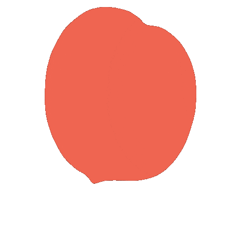 Peach Sticker by angbaoth
