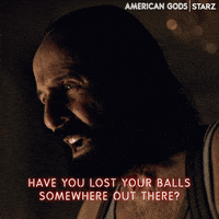 Peter Stormare Reaction GIF by American Gods