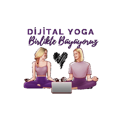 Dijital Yoga Sticker