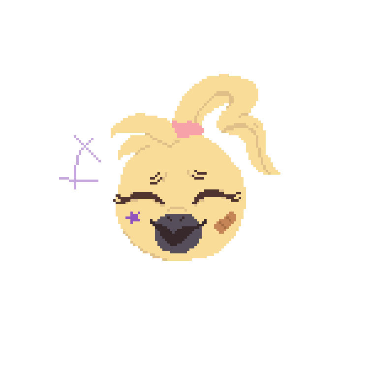 Pixel Laugh Sticker