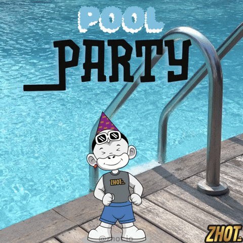 Pool Party GIF by Zhot