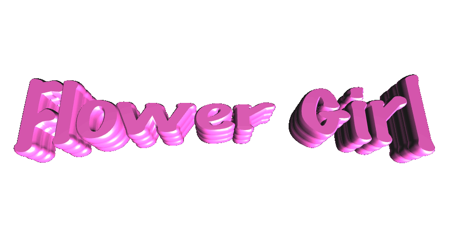Flower Girl Text Sticker for iOS & Android GIPHY