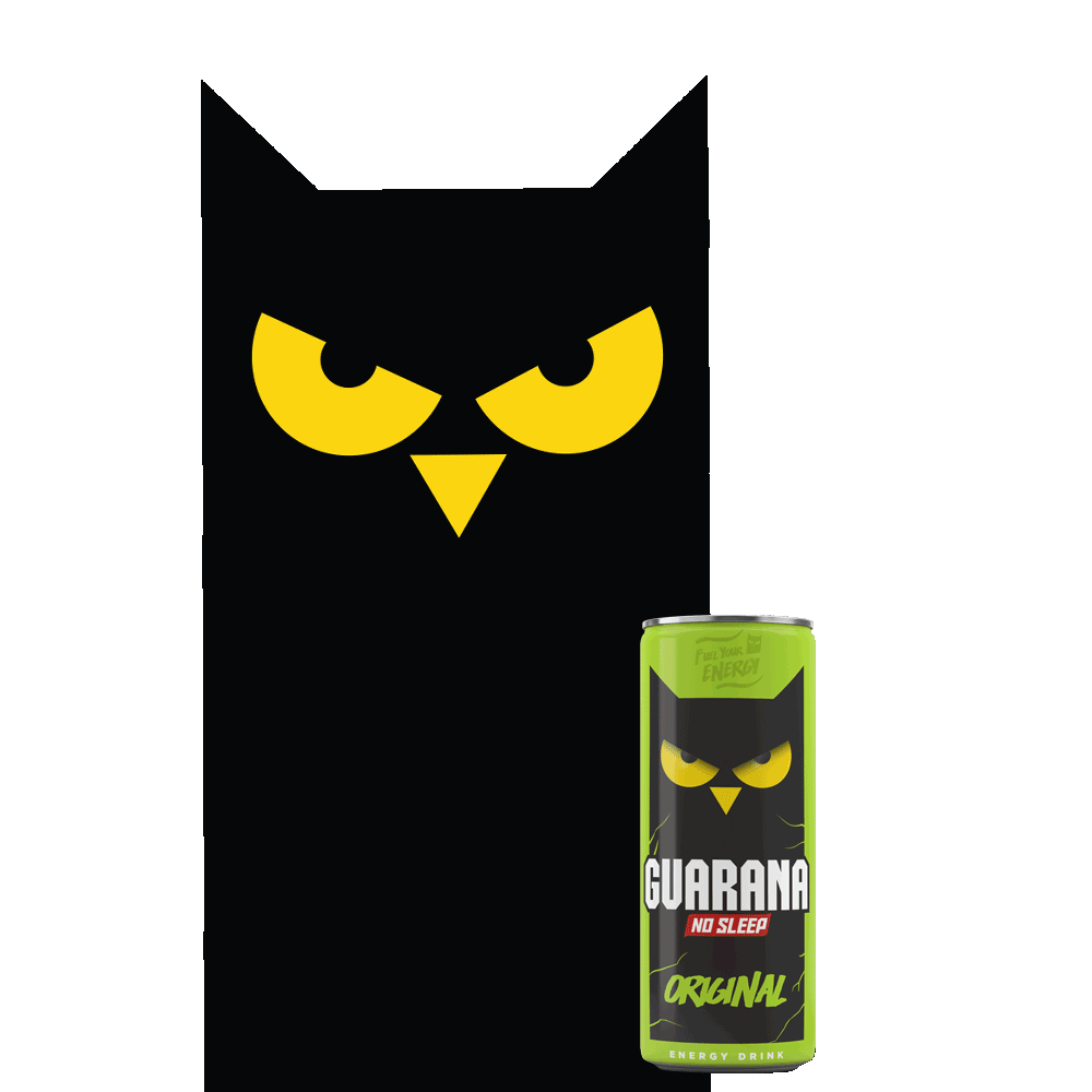 Energy Drink Owl GIF by GUARANA Find & Share on GIPHY