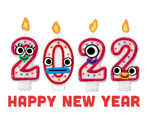 Happy New Years Sticker by GIPHY Studios Originals for iOS &amp; Android | GIPHY