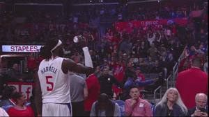 throwing montrezl harrell GIF by NBA