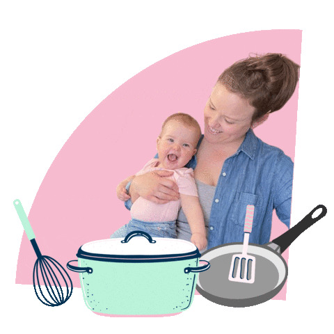 Laura Lima with New Mama Nation Sticker