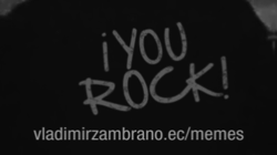 You Rock Black And White GIF